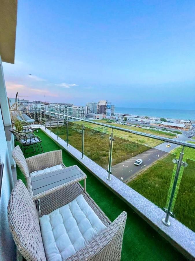 Aqua Vista Nuba - Vedere Top La Mare Si Lac - Apartament 2 Camere Summerland - Mamaia Eksteriør billede